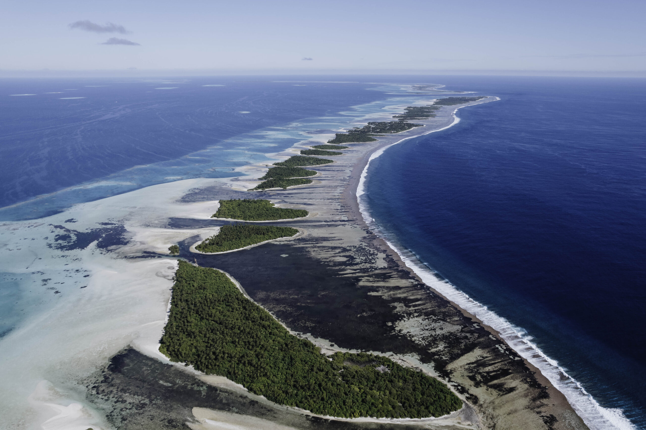 Survival training in the Maldives