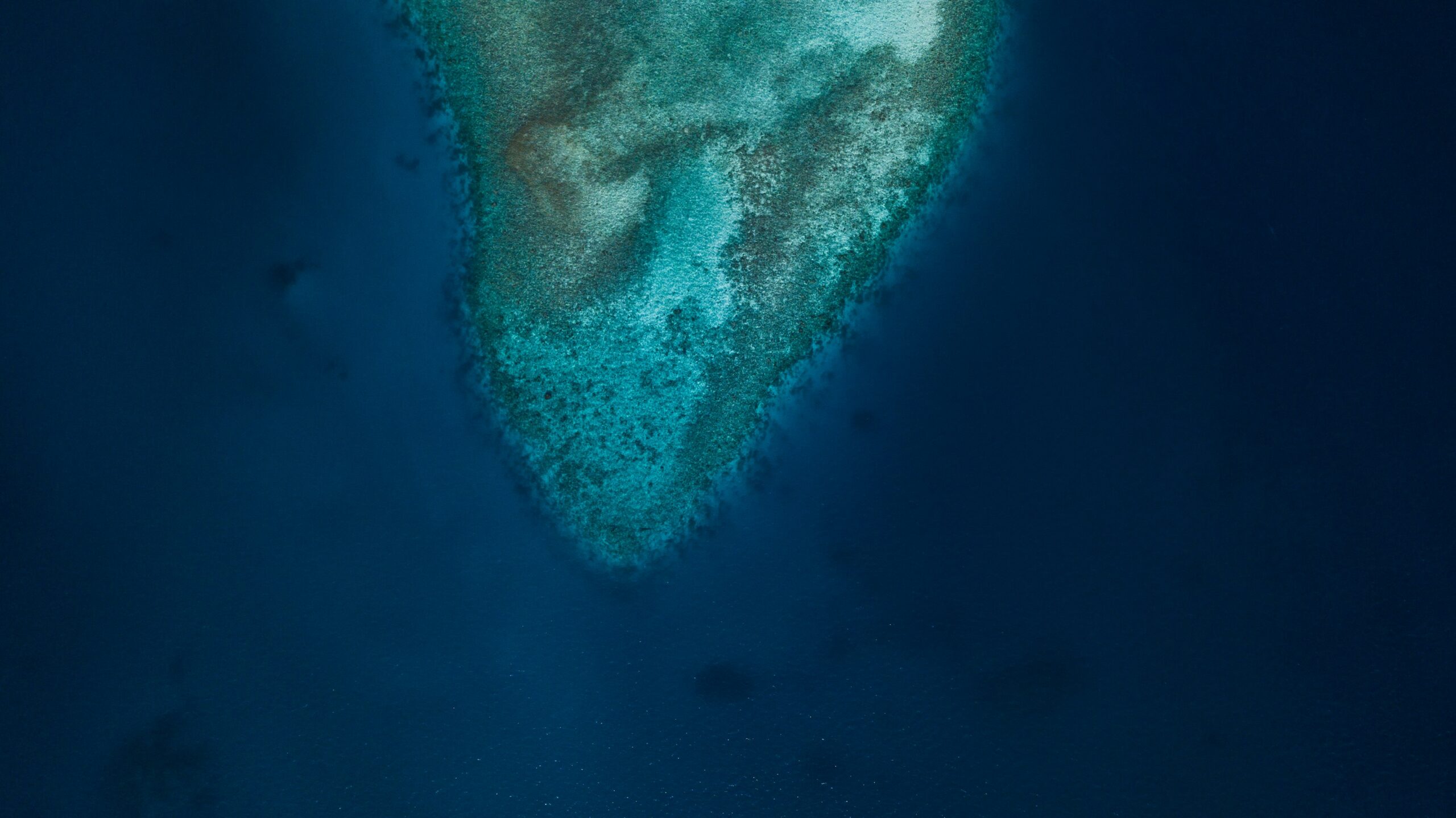 Aerial island view