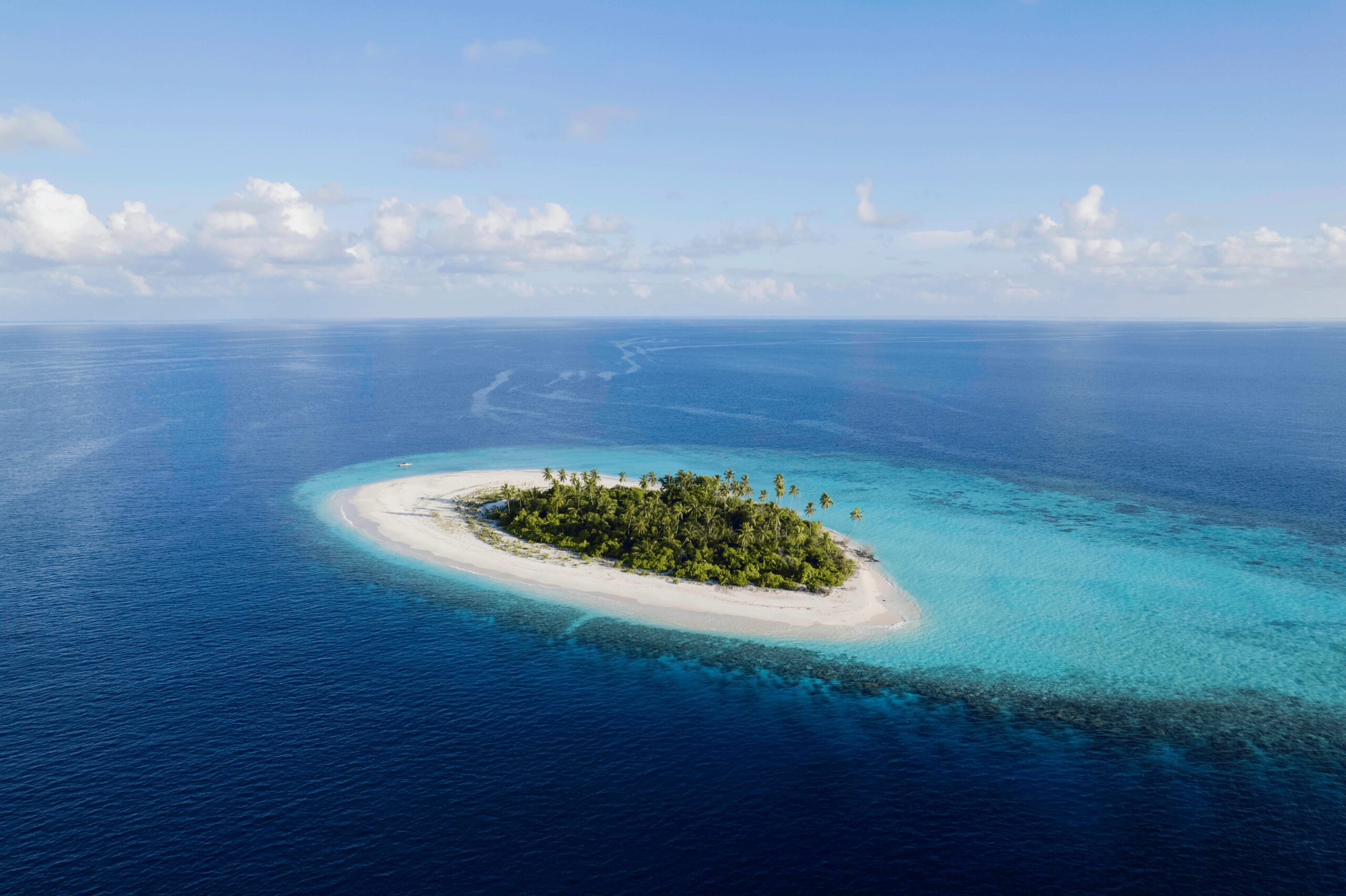 Survival instructor guiding an expedition in the Maldives
